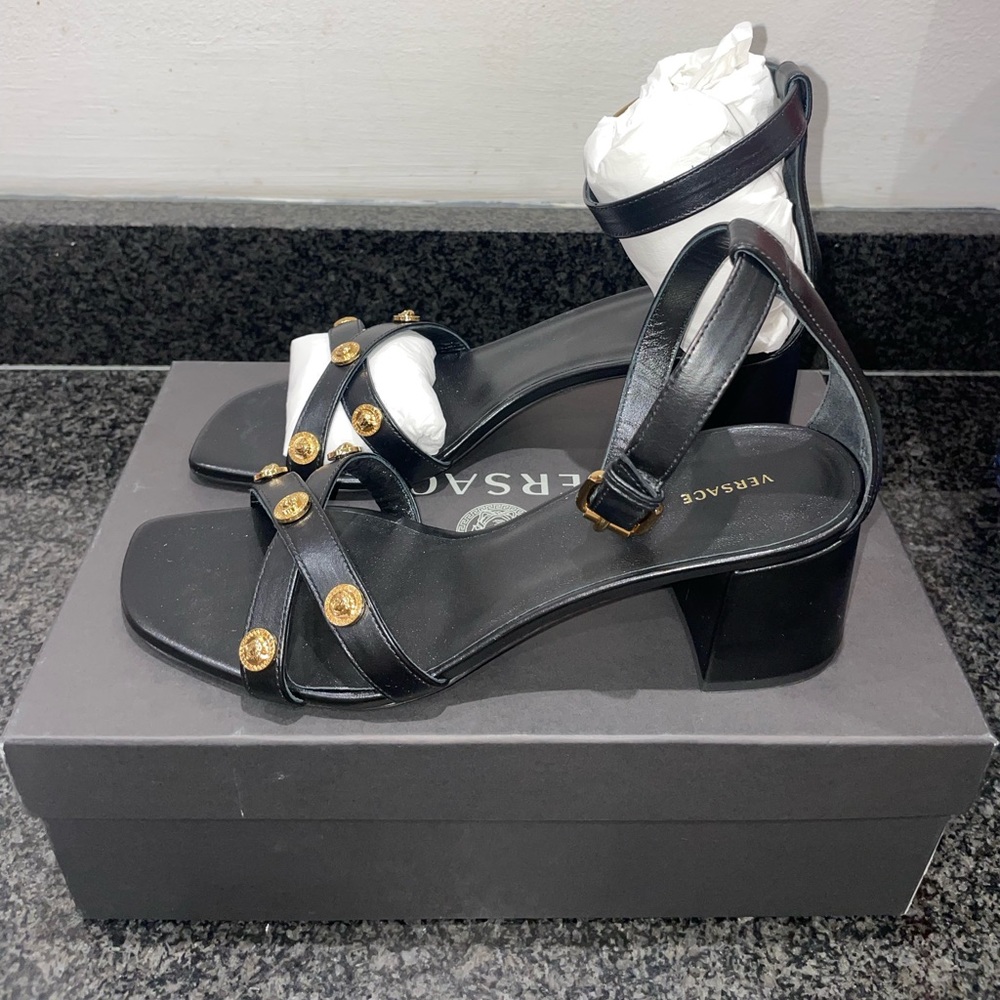 Versace Block Heel